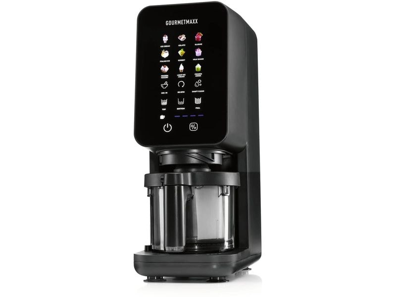 GOURMETmaxx | Eismaschine 700W | Glace-Maschine, 9 Programme