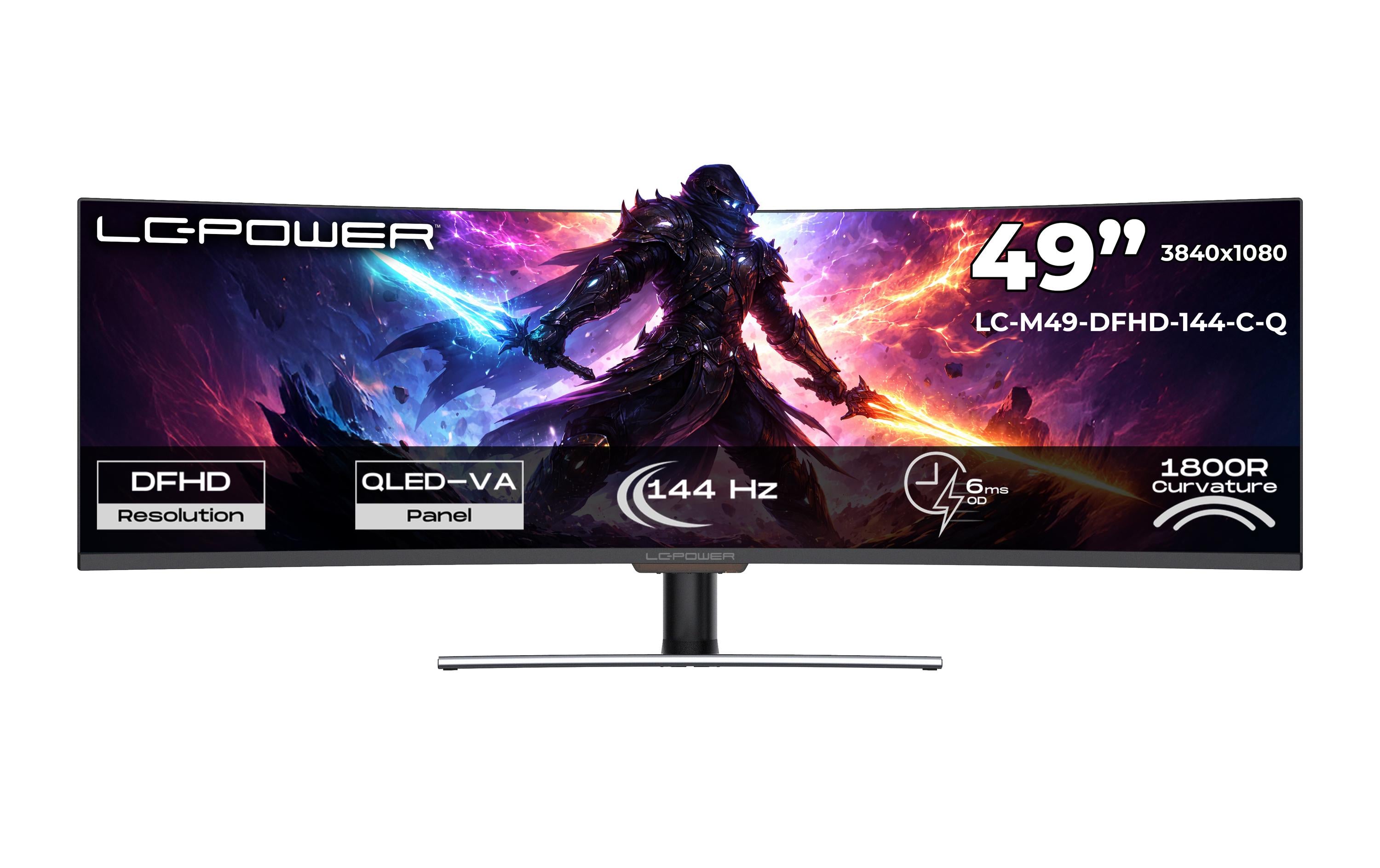 LC-Power LC-M49-DFHD-144-C-Q, 49 Curved