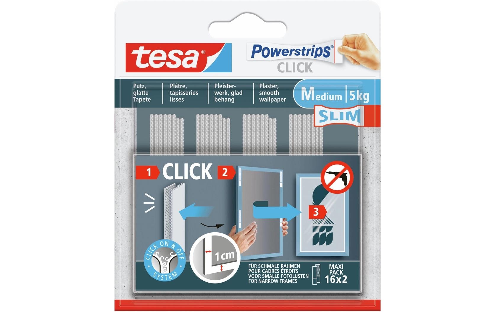 Powerstrips CLICK - Klett-Klebepads