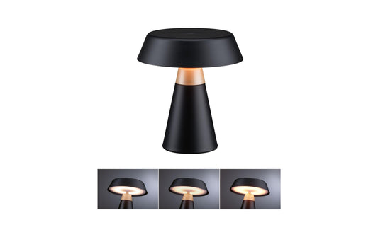 Paulmann | LED Akkutischleuchte Lirox | IP44, white switch, sz/champagner