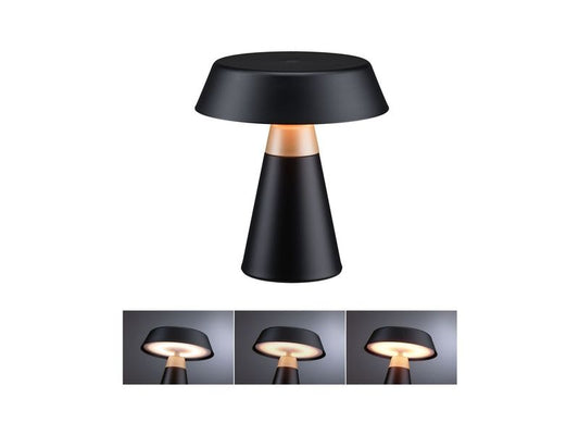 Paulmann | LED Akkutischleuchte Lirox | IP44, white switch, sz/champagner