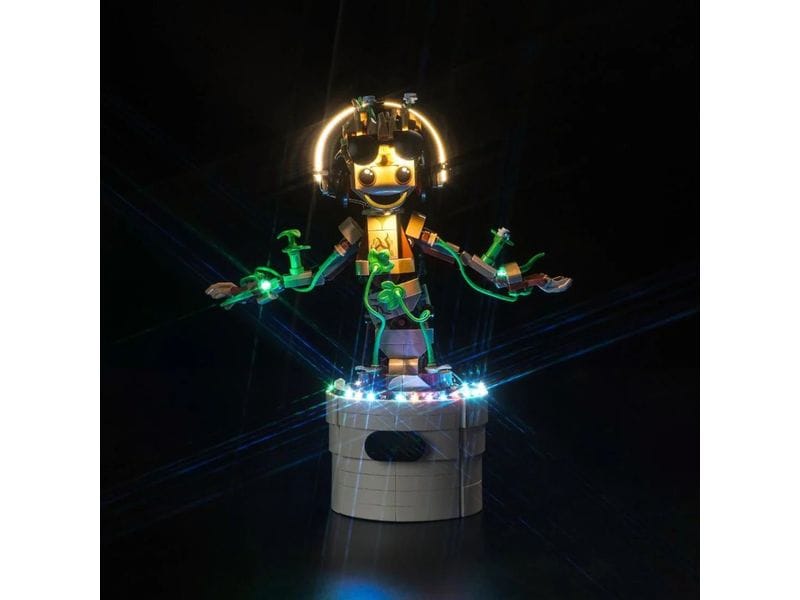 BrickBling | Licht Set LEGO Marvel Tanzender 76297 | Groot