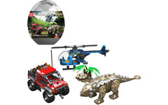 Mould King | Ankylosaurus Hubschrauber | & Offroad-Camp
