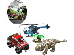 Mould King | Ankylosaurus Hubschrauber | & Offroad-Camp