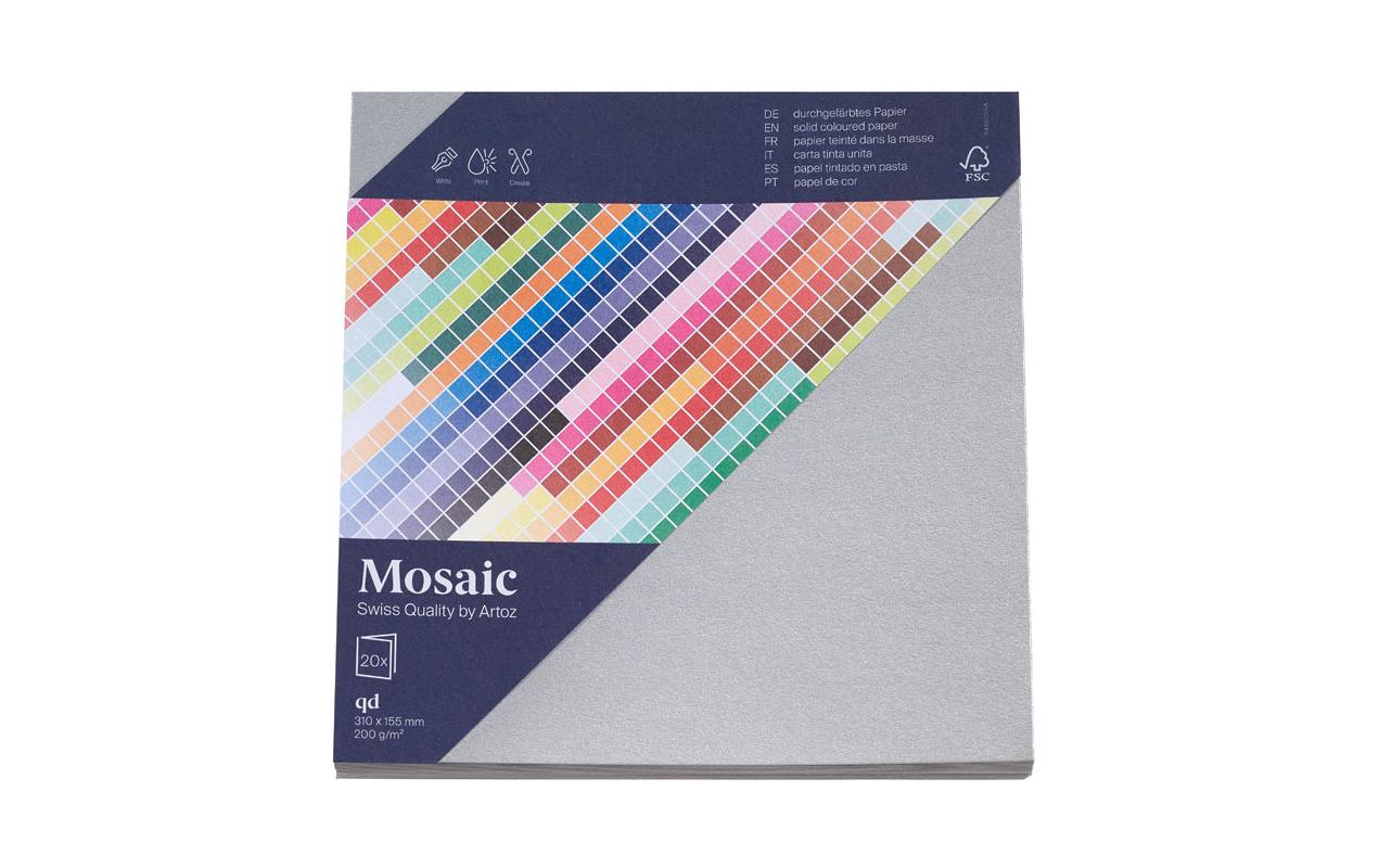 Artoz Blankokarte Mosaic quadratisch