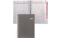 Biella | Geschäftsag. 2027 Registra Plus W | 14.5 x 20.5 cm, 420 Seiten, 1 Tag pro S.