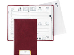 Biella | Geschäftsagenda Disponent 2027 | weinrot, 1T/1S, 10,1 x 16 cm