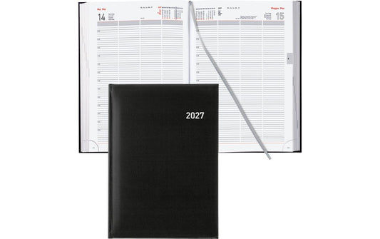 Biella | Geschäftsagenda 2027 Quattro | 21 x 29.7 cm, 408 Seiten, 1 Tag pro S.