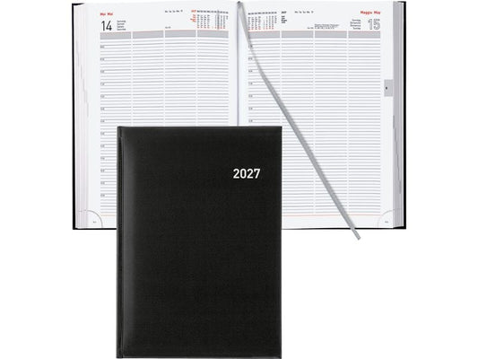 Biella | Geschäftsagenda 2027 Quattro | 21 x 29.7 cm, 408 Seiten, 1 Tag pro S.
