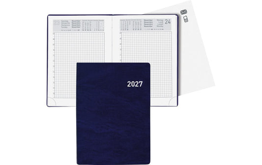 Biella | Taschenagenda Technikus 2027 | d-blau, 1T/1S, 10,1 x 14,2 cm