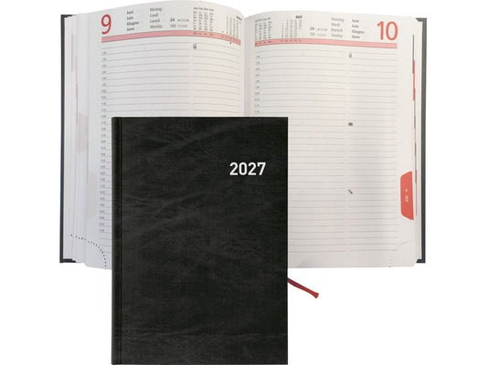 Biella | Geschäftsagenda 2027 Registra | 14.5 x 20.5 cm, 420 Seiten, 1 Tag pro S.
