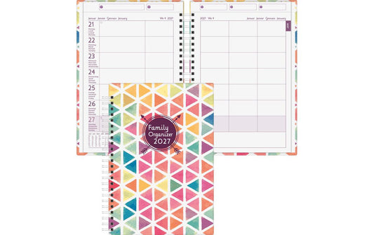 Biella | Family Organizer, 2027 | 14.5 x 20.5 cm, 1 Wo/2 Seiten