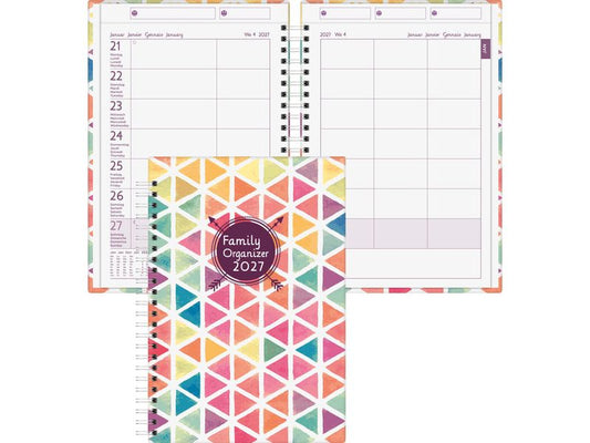 Biella | Family Organizer, 2027 | 14.5 x 20.5 cm, 1 Wo/2 Seiten