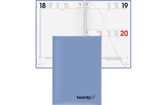 Biella | Geschäftsagenda Colourful 2027 | blau, 1T/1S, 14.5x20.5 cm