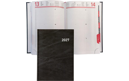 Biella | Geschäftsagenda 2027 Registra Plus | 14.5 x 20.5 cm, 420 Seiten, 1 Tag pro S.