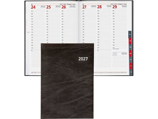 Biella | Geschäftsag. 2027 Registra 7 Plus | 17.2 x 24 cm, 148 Seiten, 1 Wo auf 2 Sei