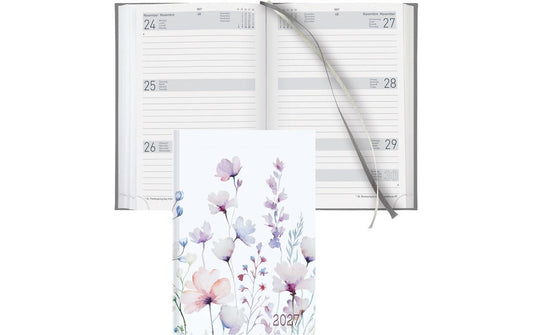 Biella | Geschäftsag. Dispo Term Wildflower | 2027, 1W/2S, 14.5x20.5 cm