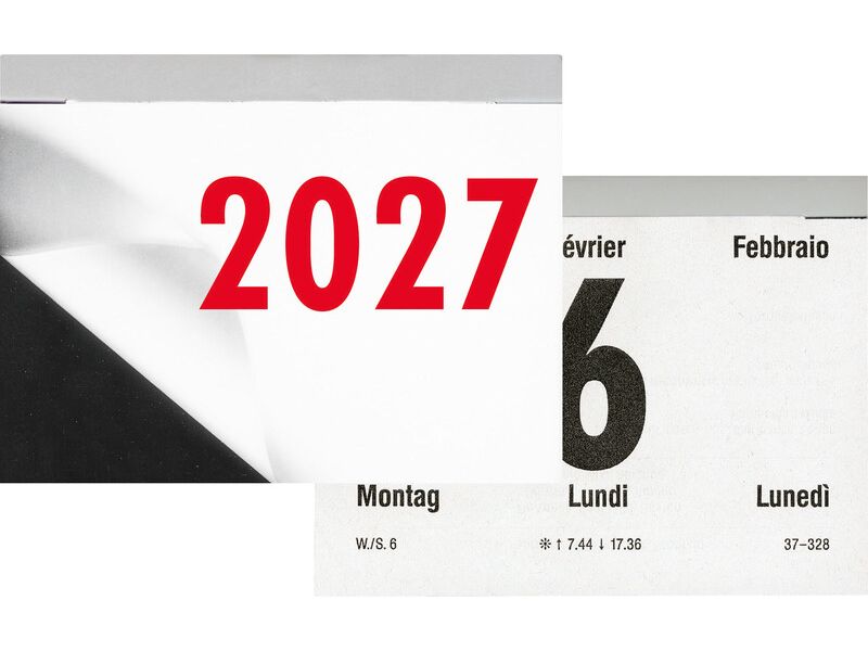 Biella | Wandkalender 2027 Tagesabreisskal. | 10.8 x 8 cm, quer, 384 Blatt