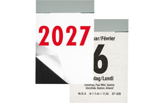 Biella | Tagesabreisskalender 2027 | 4 x 5.9 cm, hoch, 390 Blatt