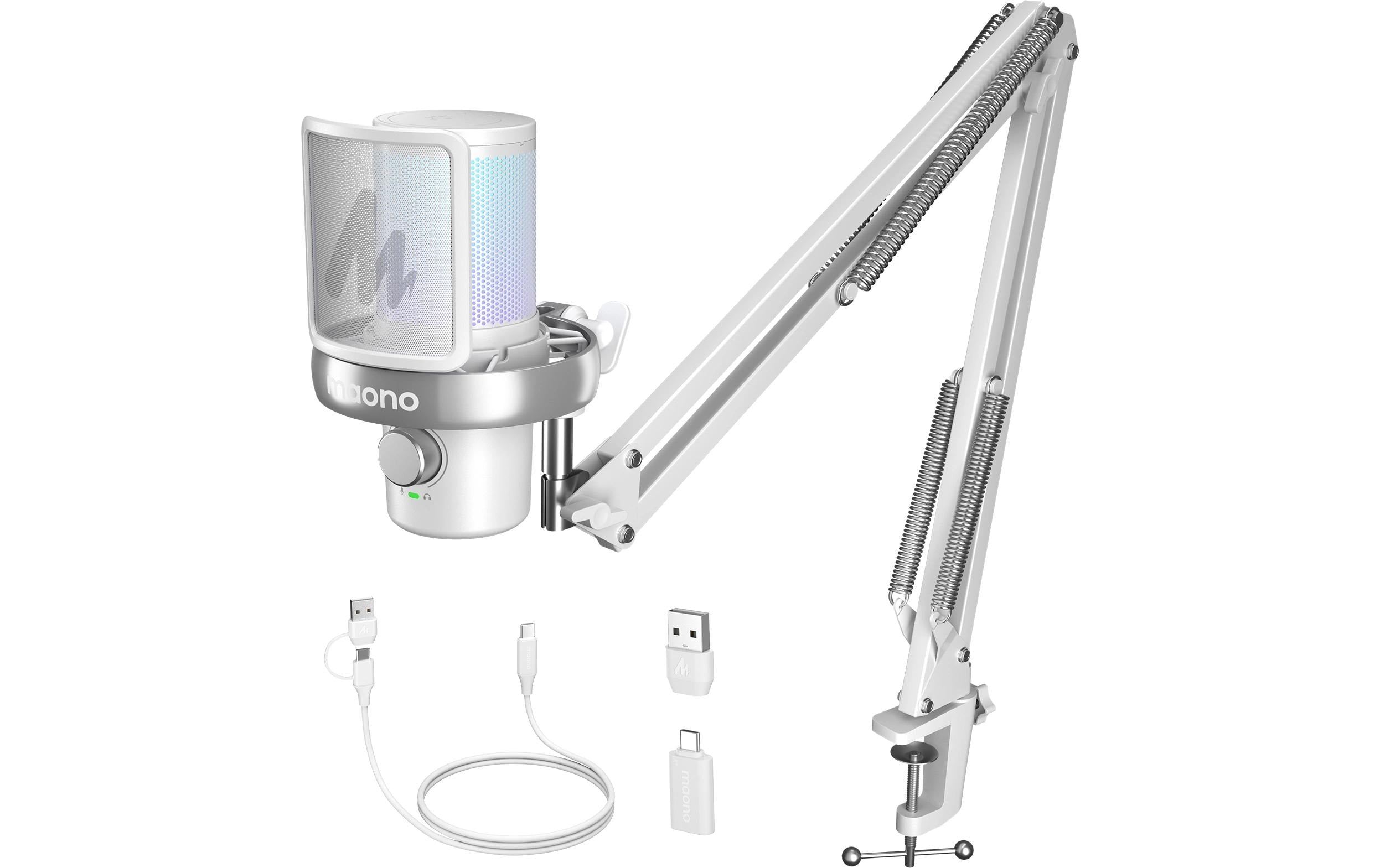 Maono Mikrofon DM40 Pro Weiss