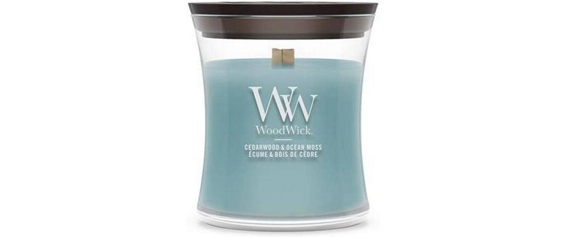 Woodwick Cedarwood & Ocean Moss