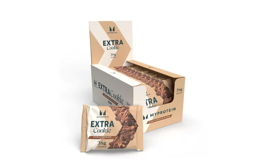 MyProtein | XTRA Eiweiss-Cookie | Double Chocolate Chip, Packung 12 Stk.