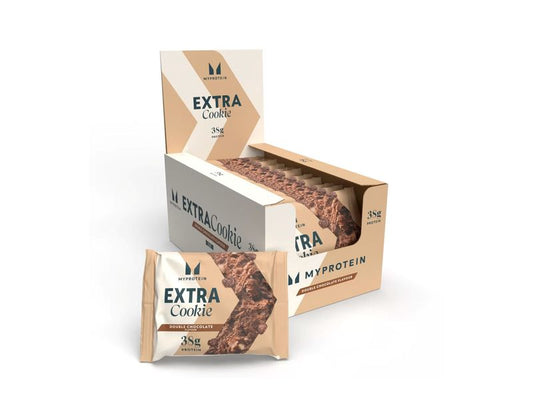 MyProtein | XTRA Eiweiss-Cookie | Double Chocolate Chip, Packung 12 Stk.