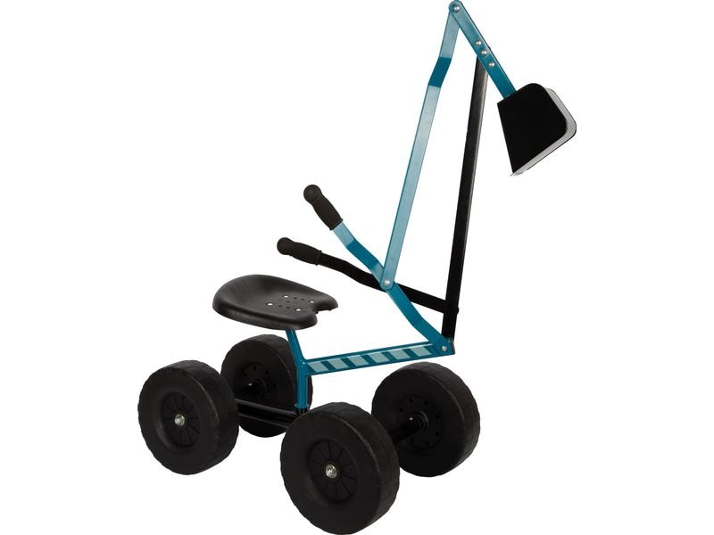 small foot | Bagger mit Rädern blau