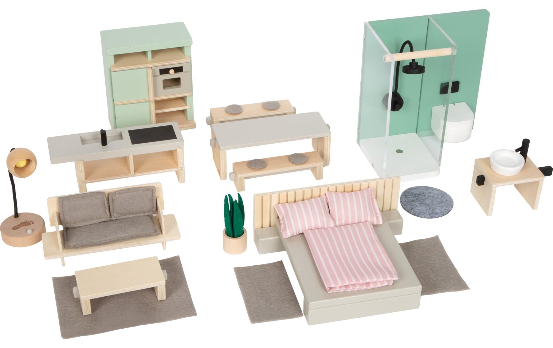 Puppenhausmöbel Set