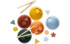 Montessori Sortierspiel mit Zange