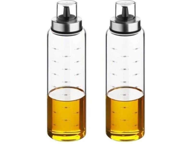 Hermia | Öl Spender 2 Stück | Glass, 500 ml