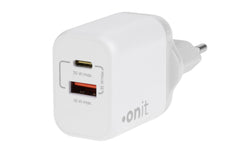 onit, USB-Wandladegerät Dual 1C1A 35 W GaN