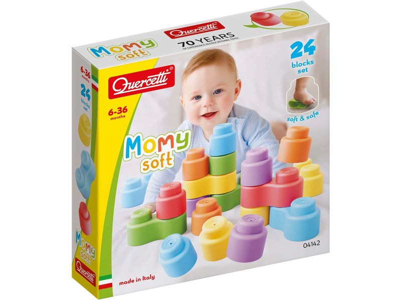 Quercetti | Momy Soft 24 weiche Bausteine