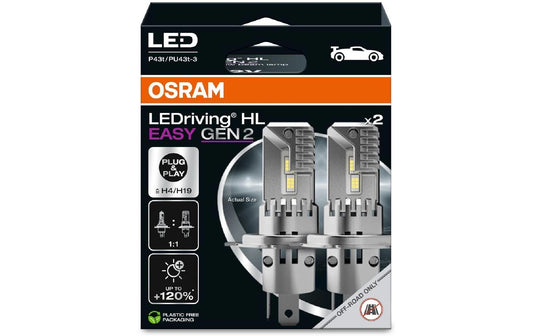 OSRAM | LEDriving Off-Road HL EASY GEN 2 | H4/H19/12V/24W