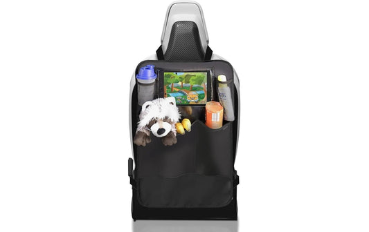MyHappyRide | Trittmatte Autositz Schoner | Auto Rücksitz-Organizer