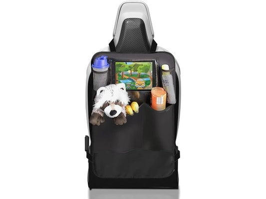 MyHappyRide | Trittmatte Autositz Schoner | Auto Rücksitz-Organizer