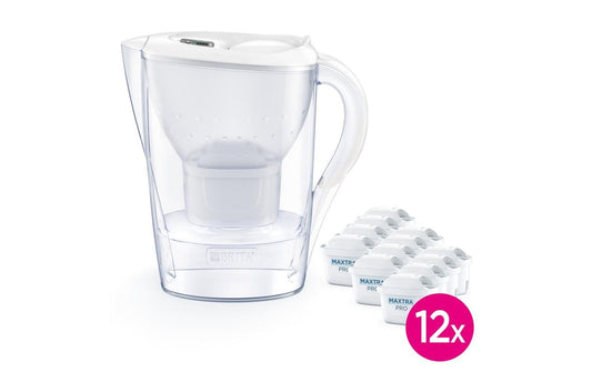 Brita Tischwasserfilter Marella weiss + Kar