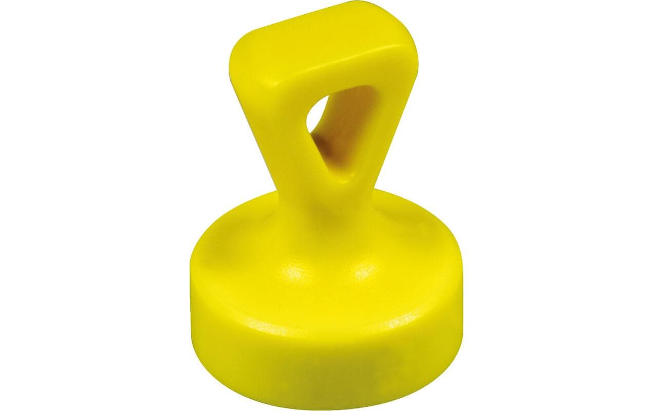 Berec Griffmagnet mit Öse, gelb, 2-er Set