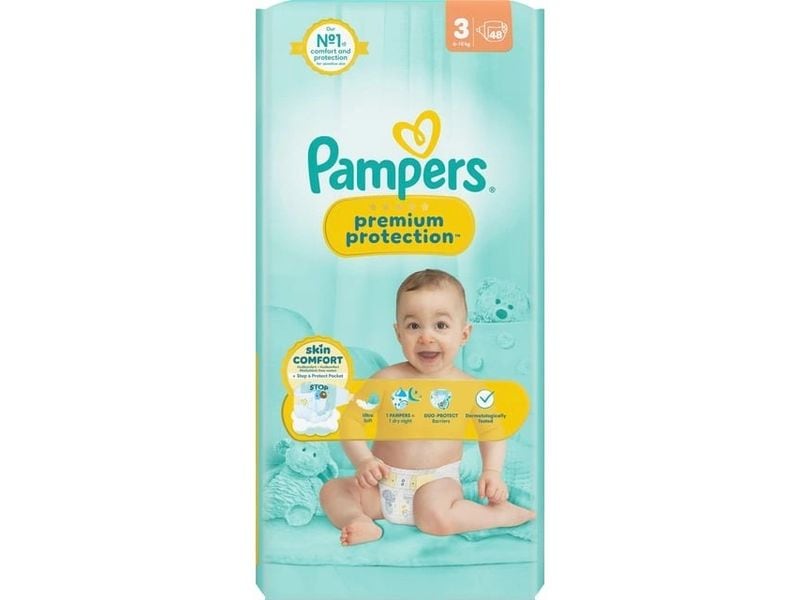 Pampers | Premium Protection Windeln Gr.3 | 6-10kg, N3, 48 Stück