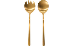 House Doctor | Hpuse Doctor Salatbesteck Golden | Edelstahl, 23c5.5 cm (LxB)
