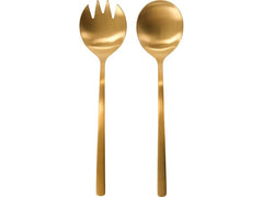 House Doctor | Hpuse Doctor Salatbesteck Golden | Edelstahl, 23c5.5 cm (LxB)