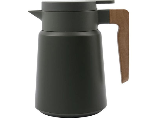 House Doctor | Thermoskanne Cole, 1 Liter | Grün, 20x8.45x13.5cm(HxBxL),Edelstahl,PP