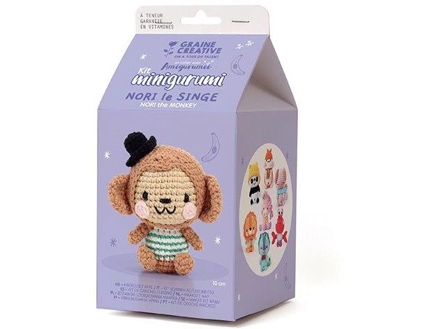 Graine Créative | Graine Häkelset Amigurumi | Affe