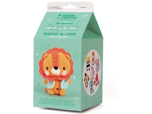 Graine Créative | Graine Häkelset Minigurumi | Löwe