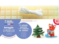 Graine Créative | Graine Knetwachs | 6 x 175 g, Pastellfarben