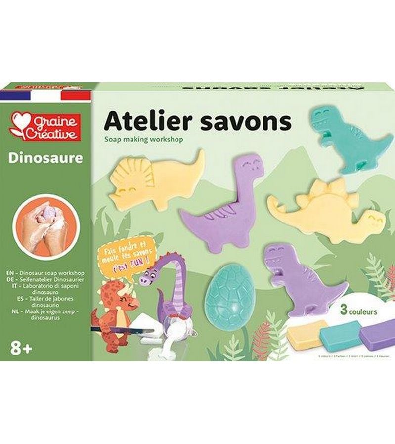 Graine Créative | Graine Bastelset Seifenwerkstatt | Dino