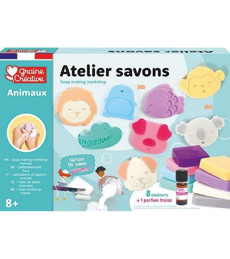 Graine Créative | Graine Bastelset Seifenwerkstatt | Tiere