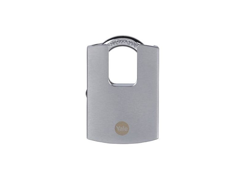 Yale | Vorhängeschloss Messing Y122B verchromt | 50/23
