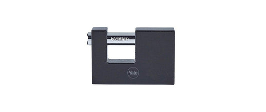 Yale | Block-Vorhängeschloss Eisen Y113BL | schwarz 75/14