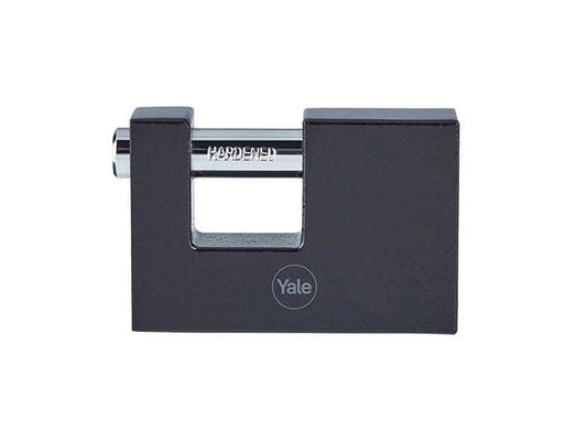 Yale | Block-Vorhängeschloss Eisen Y113BL | schwarz 75/14